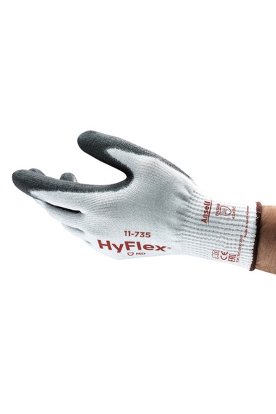 Ansell- HYFLEX® 11-735 Kesilmeye Karşı Mekanik Korumalı İş Eldiveni 1 Çift (10 Beden / XL) - 1