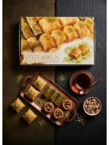 Baklava Kutusu Büyük 1000gr 100lü - 1