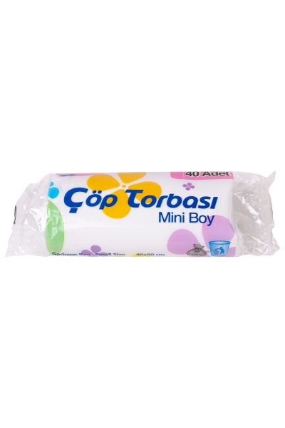 Canhome Mini Boy Çöp Torbası 40*50cm 40 Adet - 1