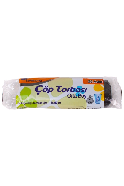 Canhome Orta Boy Çöp Torbası 55*60cm 20 Adet - 1