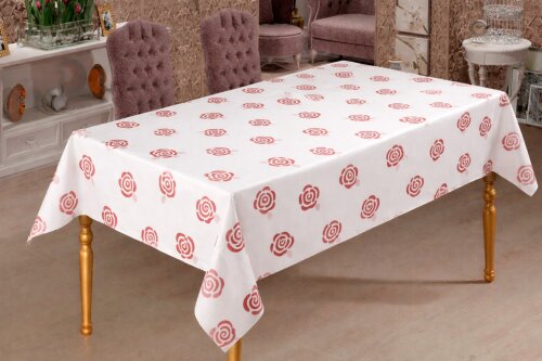 Roll-Up Rulo Kağıt Masa Örtüsü Çiçek Desenli 100 * 150 cm 16 Yaprak 1 Rulo