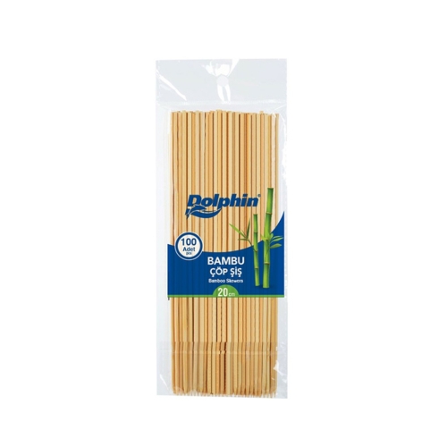 Dolphin Bambu Çöp Şiş 20 cm * 2,5 mm 100 Adet