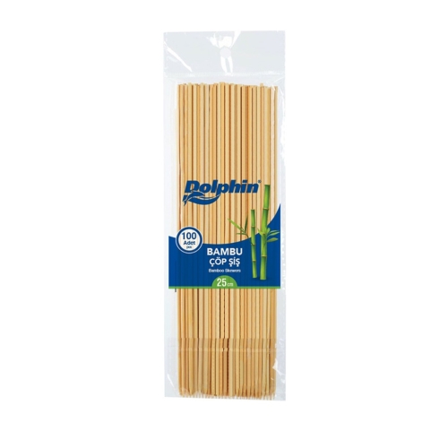 Dolphin Bambu Çöp Şiş 25 cm * 2,5 mm 100 Adet