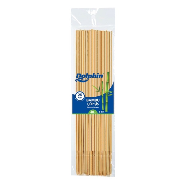Dolphin Bambu Çöp Şiş 40cm * 5mm 25 Adet - 1