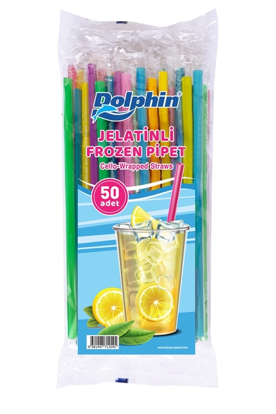 Dolphin Jelatinli Frozen Pipet 8mm x 24cm - 50 Adet - 1