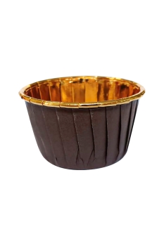 Dolphin Muffin-Kek Kapsülü Kahverengi-Altın 25 Adet - 3