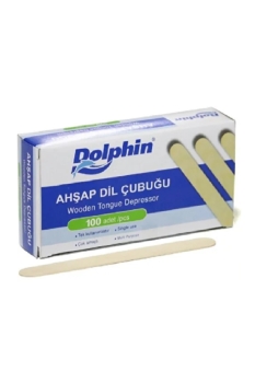 Dolphin Naturel Dil Çubuğu-Abeslang 15cm 100lü