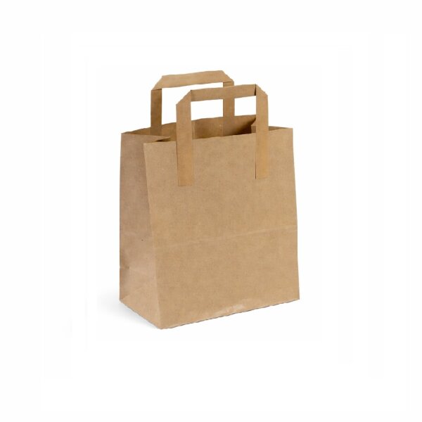 Kraft Çanta 18 * 24 * 8 cm 200 Adet - 1