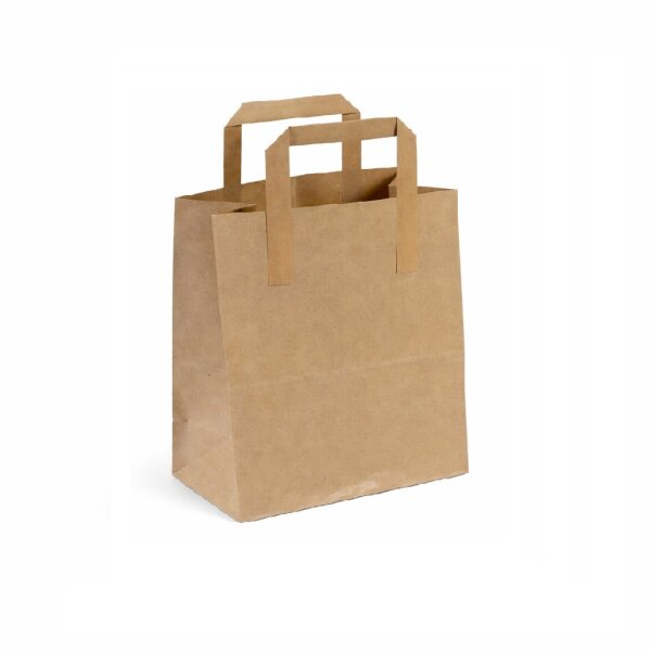 Kraft Çanta 19 * 24 * 10 cm 200 Adet - 1