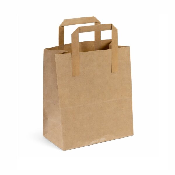Kraft Çanta 25 * 28 * 14 cm 200 Adet - 1