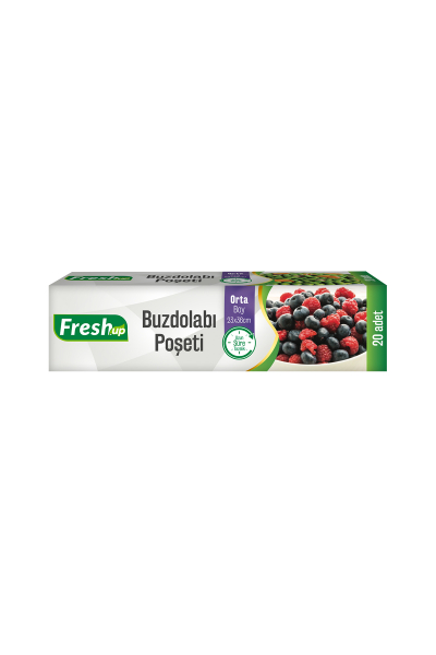 Fresh-Up Orta Boy Buzdolabı Poşeti 20x30cm 20'li - 1