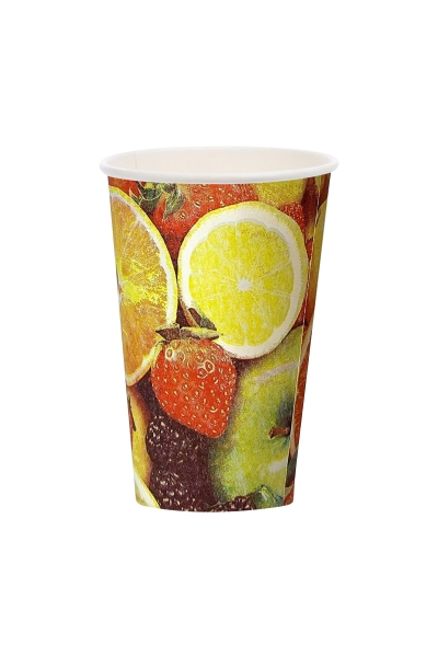 Karton Bardak 12oz Soğuk İçecek 50li - 1