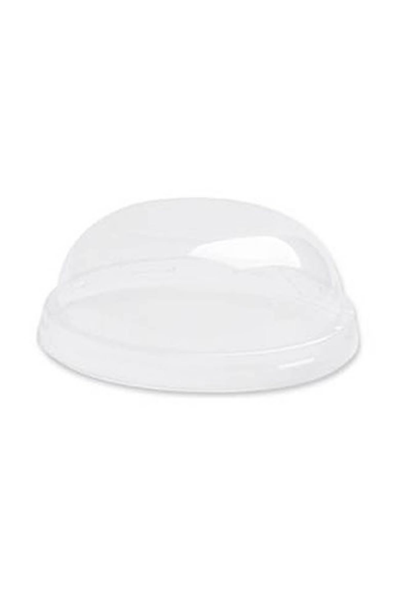 Plastik Kristal Ayaklı Tatlı Kase Kapağı 200cc 25li - 1