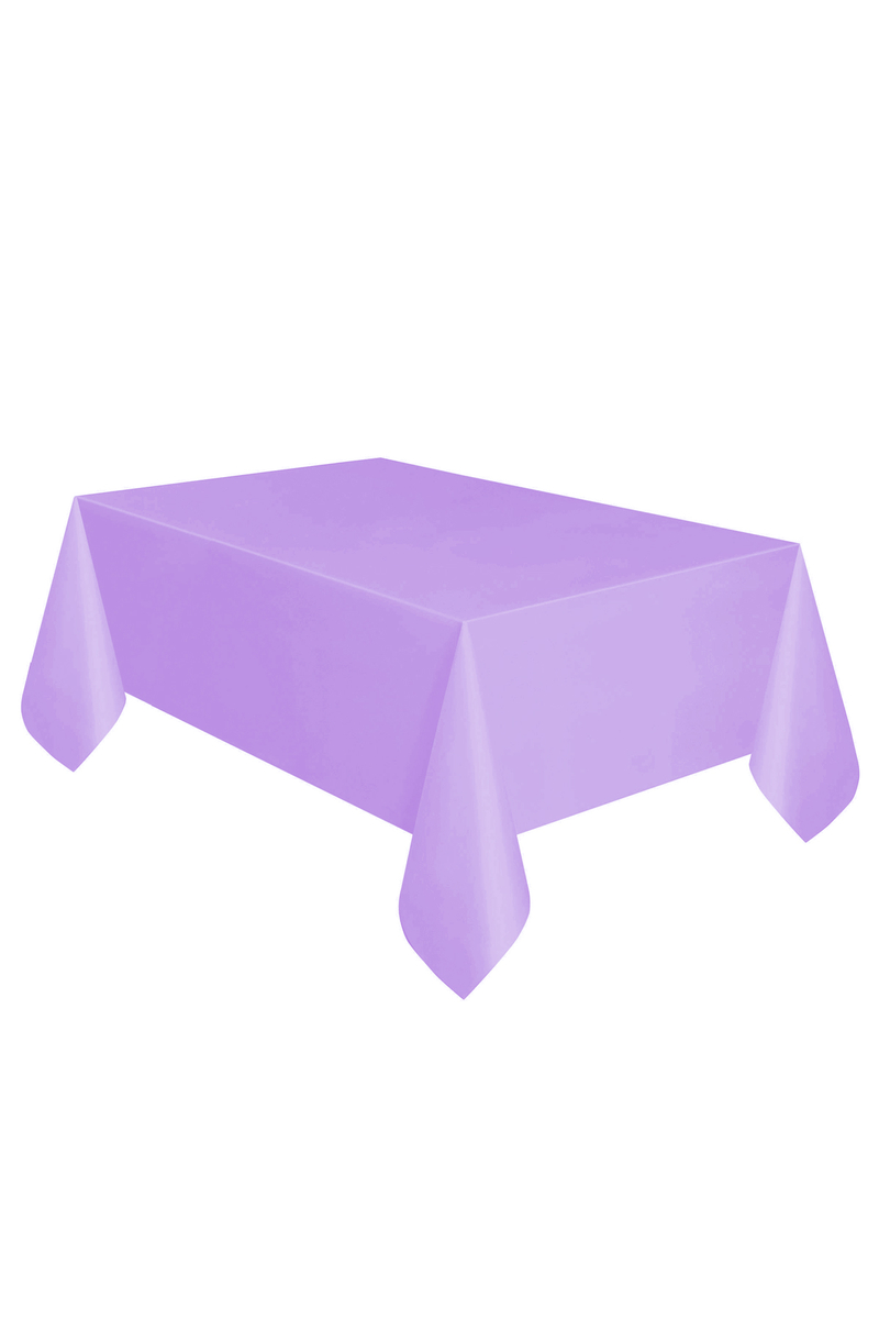 Roll-Up Plastik Masa Örtüsü Mor 137 x 270cm 1 Adet - 1