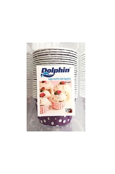 Dolphin Muffin-Kek Kapsülü Mor Puantiyeli 25 Adet - 4