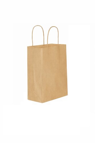 Roll-Up Kraft Çanta Naturel Orta Boy 25 * 31 cm 25 Adet