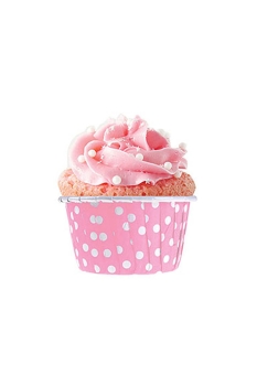 Dolphin Muffin-Kek Kapsülü Pembe Puantiyeli 25 Adet - 3