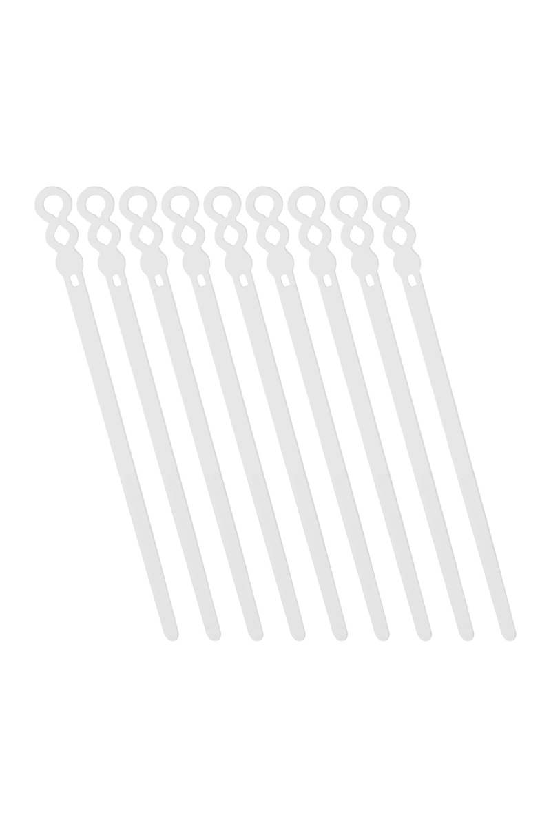 Plastik Çay Karıştırıcı Beyaz 10cm 750li - 1
