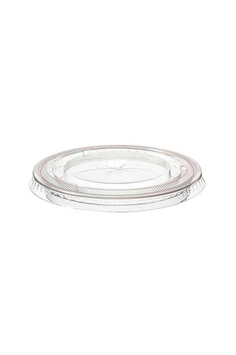 Plastik Düz Delikli Bardak Kapağı 300-400-500cc 100lü - 1