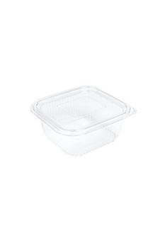 Sızdırmaz Kendinden Kapaklı Plastik Kap 500 gr (100'lü) - 1