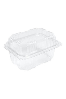 Sızdırmaz Kendinden Kapaklı Plastik Kap - Peynir Kabı 500 gr (100'lü) - 1