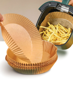 Roll-Up Airfryer Pişirme Kağıdı Yuvarlak 20 cm 50 + 5 Adet (5 Adet Hediye) - 3