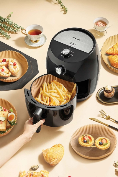 Roll-Up Airfryer Pişirme Kağıdı Yuvarlak 20 cm 50 + 5 Adet (5 Adet Hediye) - 4