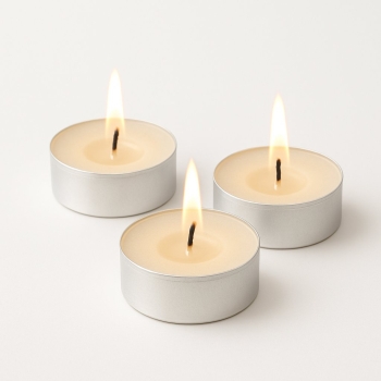 Roll-Up Beyaz Tealight Mum 7,5 gr 100 Adet - 1