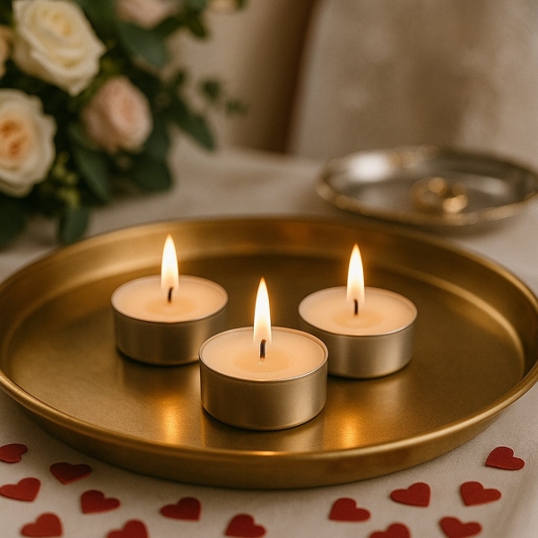 Roll-Up Beyaz Tealight Mum 7,5 gr 100 Adet - 3