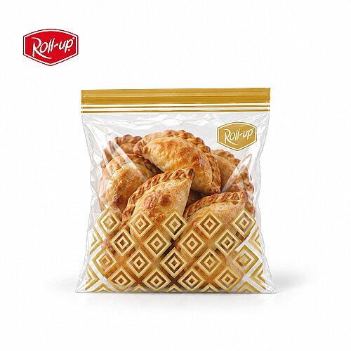 Roll-Up Çift Kilitli Buzdolabı Poşeti 1,2 L | 20 Adet
