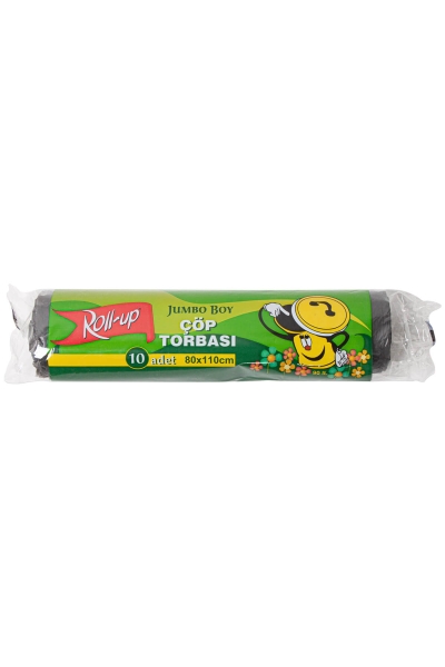 Roll-Up Çöp Torbası Jumbo Boy 80*110 cm 10 Adet - 1