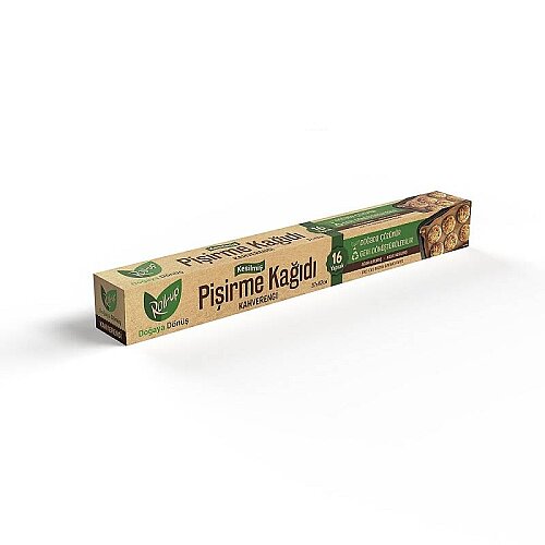 Roll-up Kahverengi Kesilmiş Pişirme Kağıdı 37*42 cm 16 Yaprak