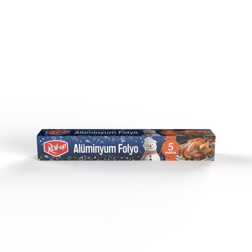 Roll-Up Kış Temalı Alüminyum Folyo 30cm x 5m 10mic 1 Adet - 1