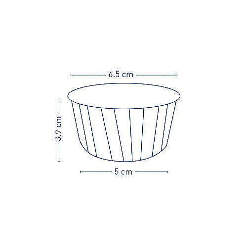 Roll-up Muffin Kek Kapsülü Turuncu 50 Adet - 2