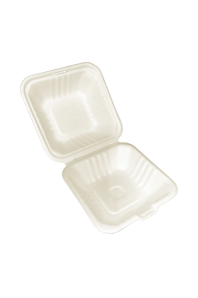 Roll-Up Doğa Dostu Kendinden Kapaklı Hamburger Kabı 15cmx15cm 25 Adet - 3