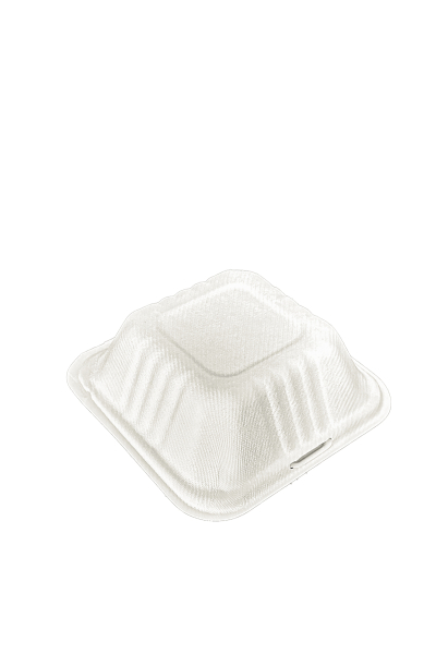 Roll-Up Doğa Dostu Kendinden Kapaklı Hamburger Kabı 15cmx15cm 25 Adet - 4