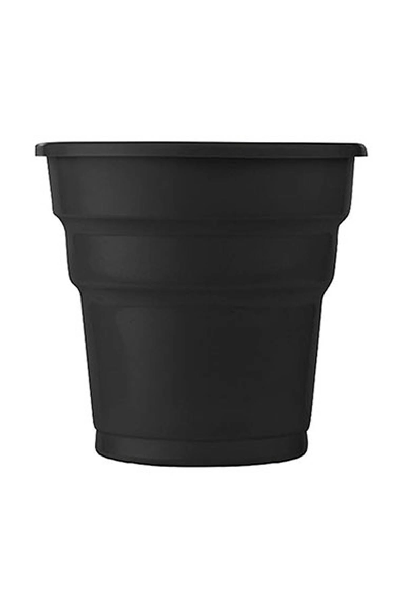 Roll-Up Plastik Meşrubat Bardağı Siyah 7 oz 25 Adet - 1