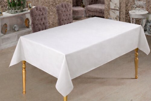 Roll-Up Rulo Kağıt Masa Örtüsü Beyaz 100 * 150 cm 16 Yaprak 1 Rulo