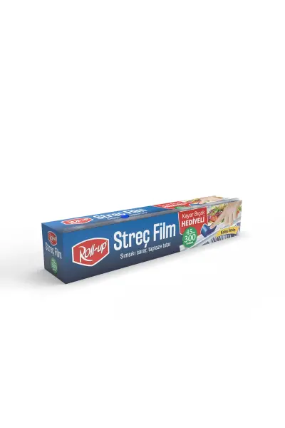 Roll-Up Kayar Bıçak Hediyeli Streç Film 45cm x 300m 9mic 1 Adet - 1