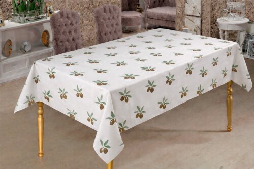 Roll-Up Rulo Kağıt Masa Örtüsü Zeytin Desenli 100 * 150 cm 16 Yaprak 1 Rulo
